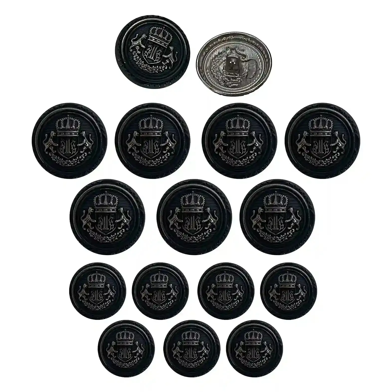 Elegant Anchor Style Metal Buttons