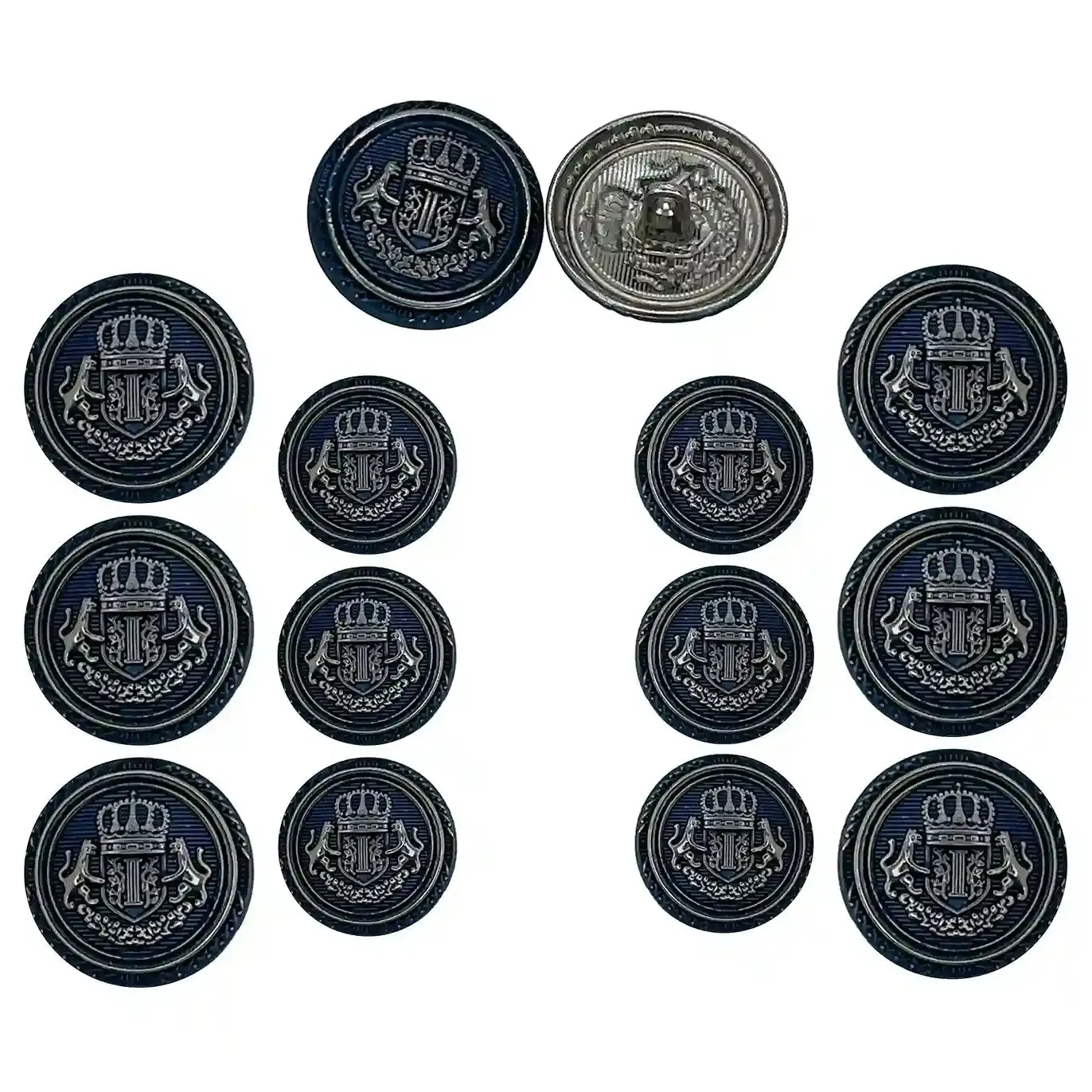 Elegant Anchor Style Metal Buttons