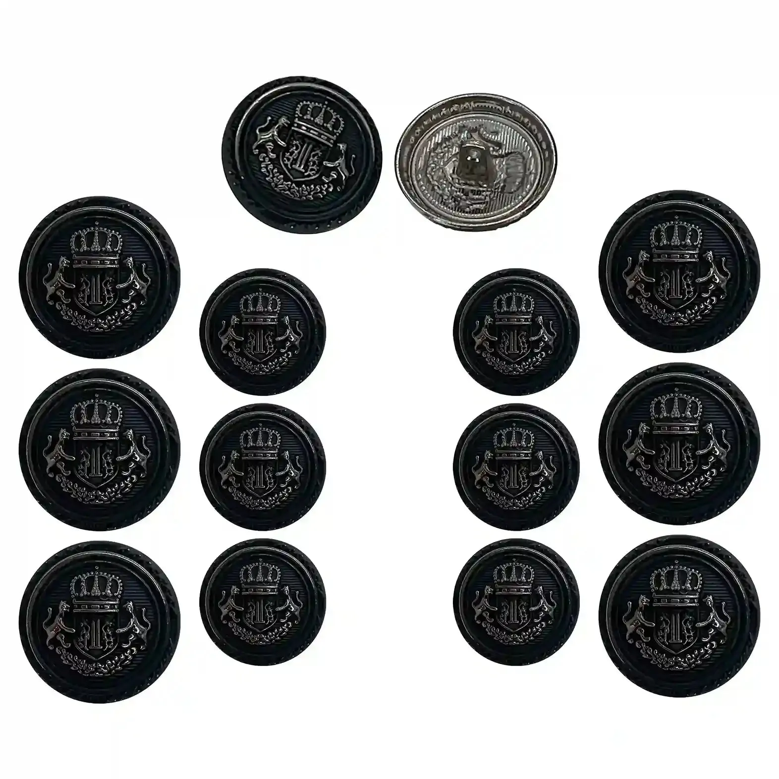 Elegant Anchor Style Metal Buttons