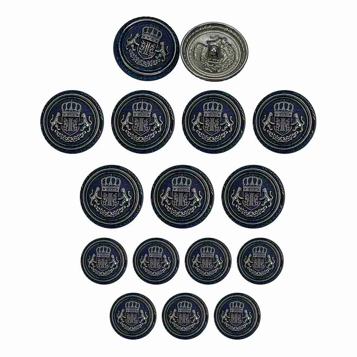 Elegant Anchor Style Metal Buttons