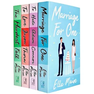 Ella Maise Collection 4 Books Set To Hate Adam Connor, To Love Jason Thorn
