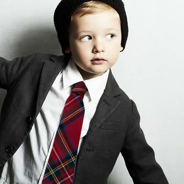 Elliott Modern Tartan Child's Neck Tie