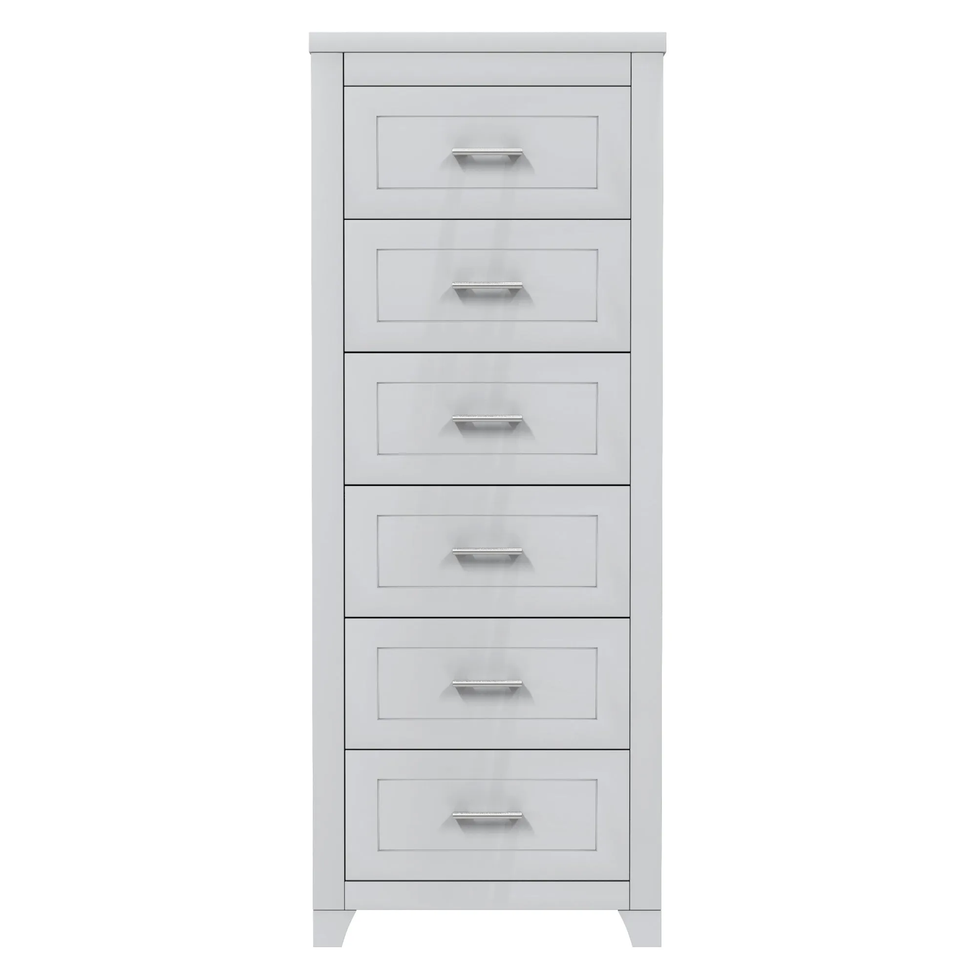 emma 6-drawer double dresser organization for home decoration, light grey