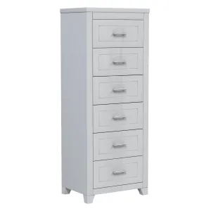 emma 6-drawer double dresser organization for home decoration, light grey