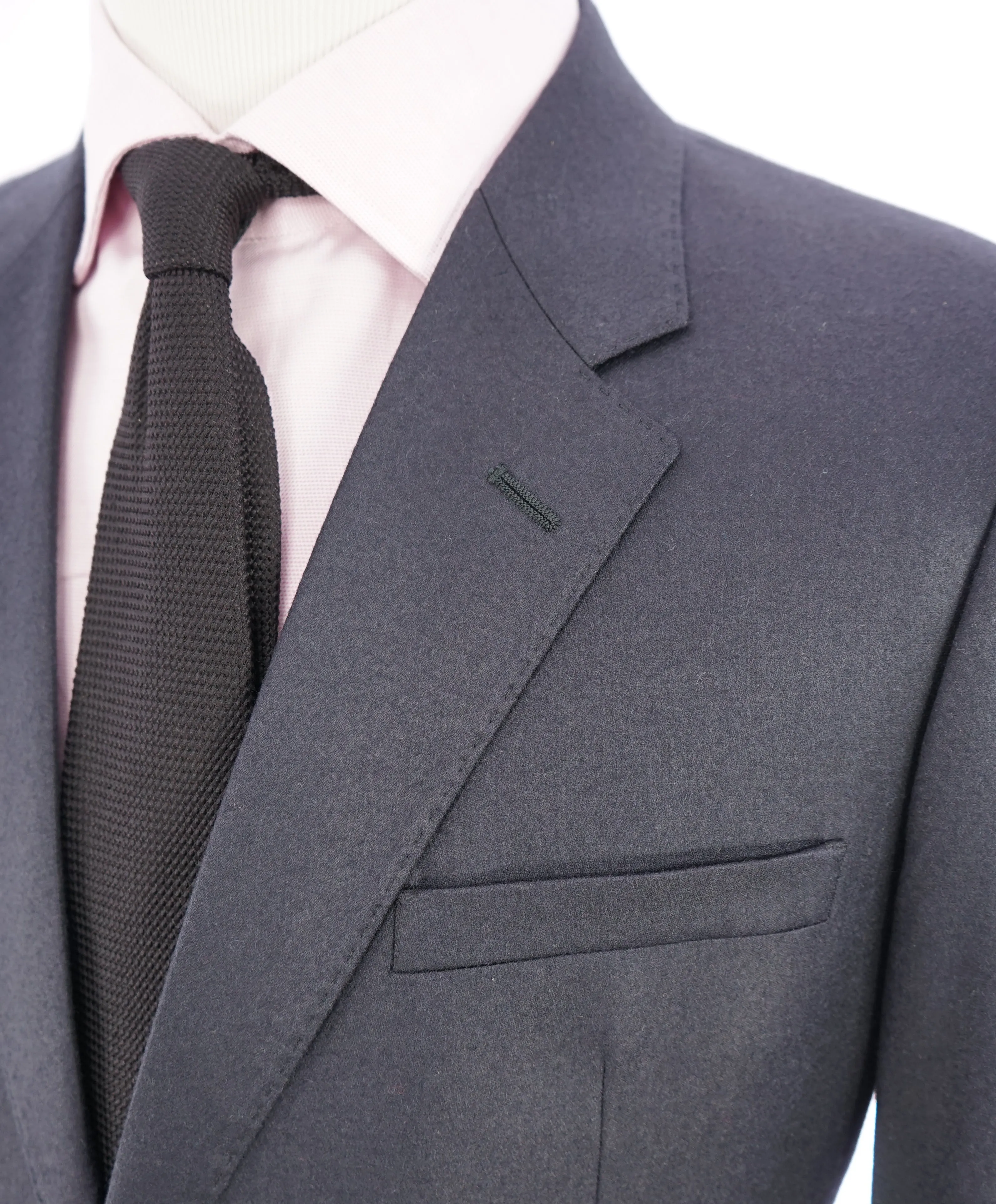 EMPORIO ARMANI - "DAVID LINE" Made In Italy Steel Gray Flannel Suit - 44R