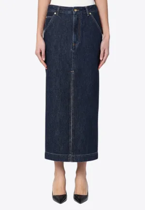 Erika Denim Midi Skirt