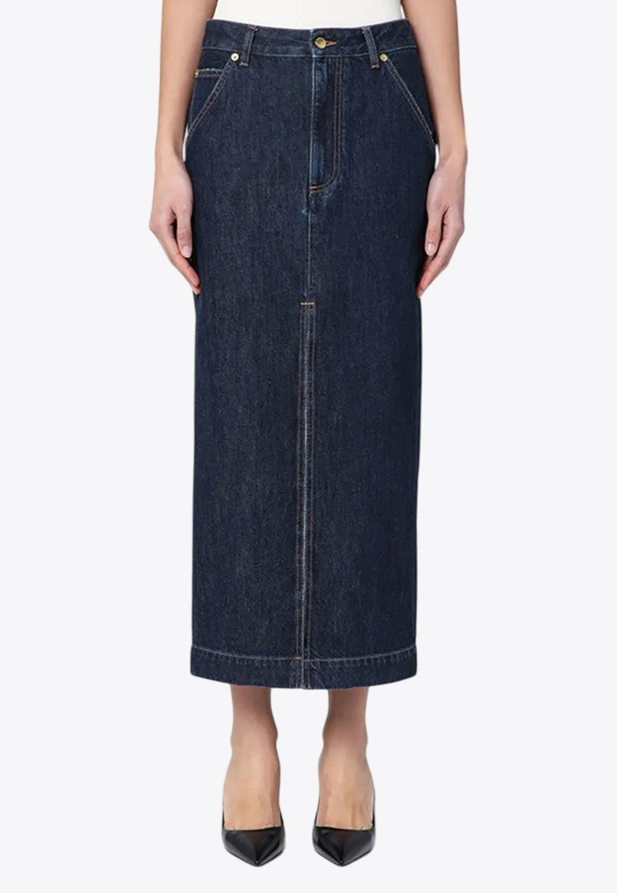 Erika Denim Midi Skirt