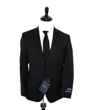 ERMENEGILDO ZEGNA - By SAKS FIFTH AVENUE SILK BLEND "MODERN" Black Suit - 36S