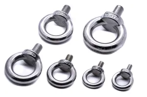 Eye bolt with short thread - Marine grade stainless steel 316 A4 M5 - M12