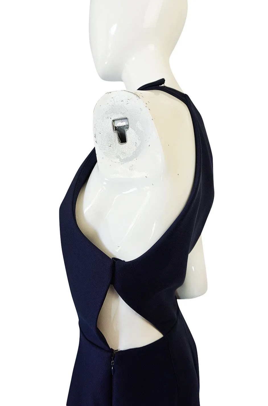 Fall 2014 Navy Rosie Assoulin Cut Out Wide Leg Jumpsuit