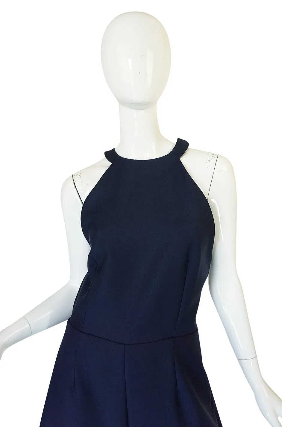 Fall 2014 Navy Rosie Assoulin Cut Out Wide Leg Jumpsuit