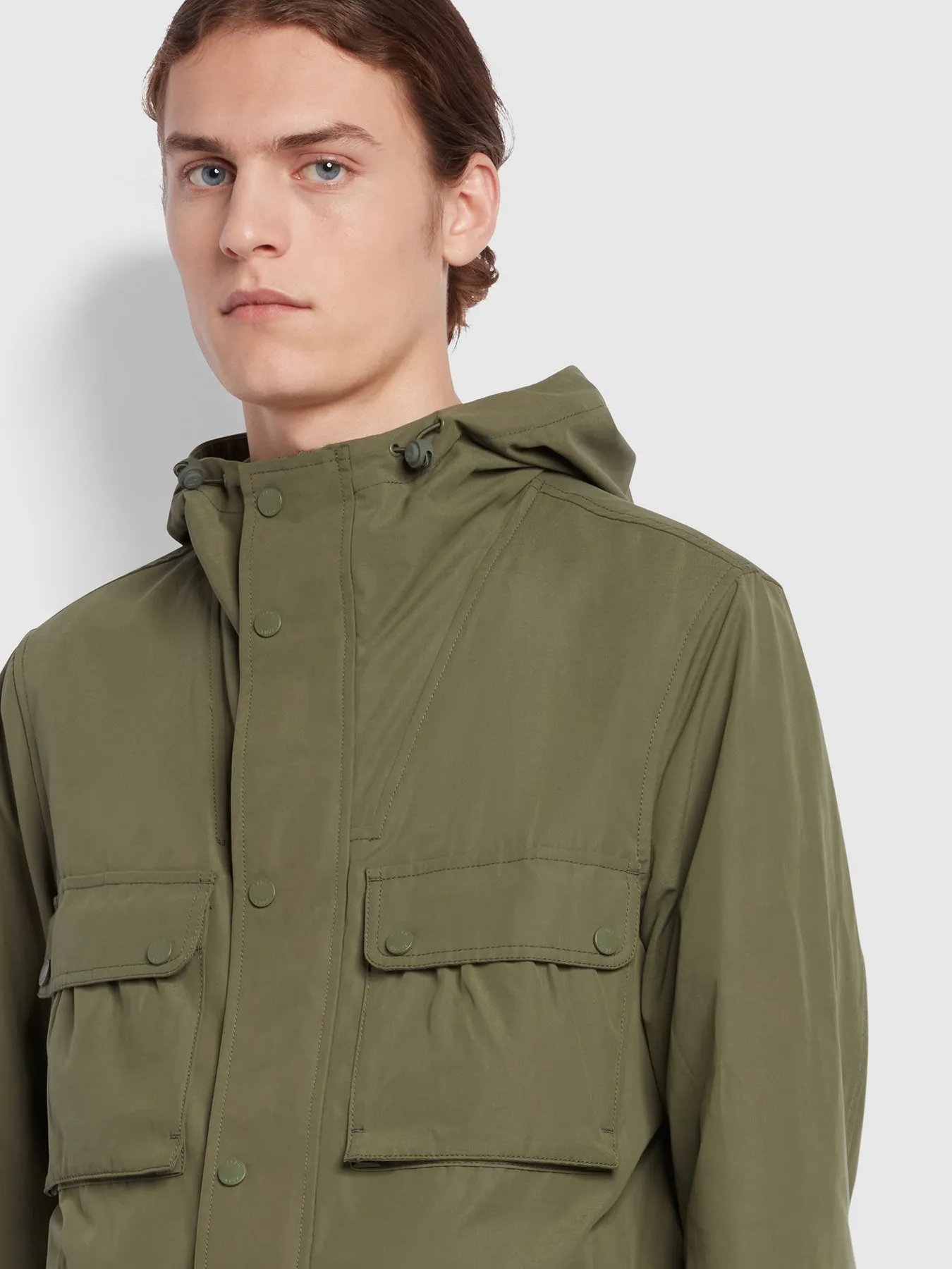 Farah Jay Parka Jacket Vintage Green