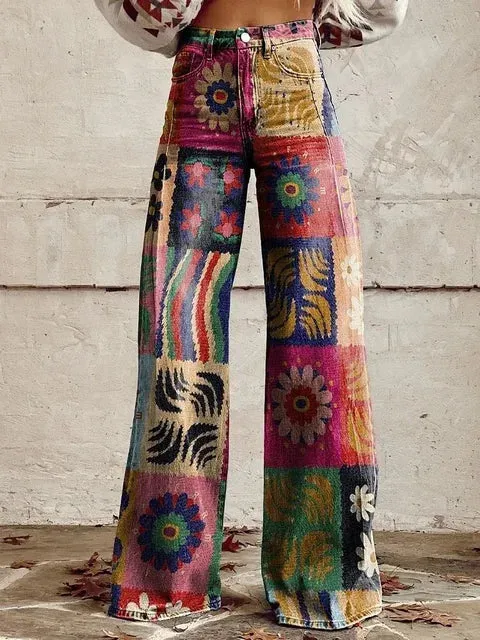 FIONA | WOMEN'S VINTAGE-STYLE BAGGY PANTS