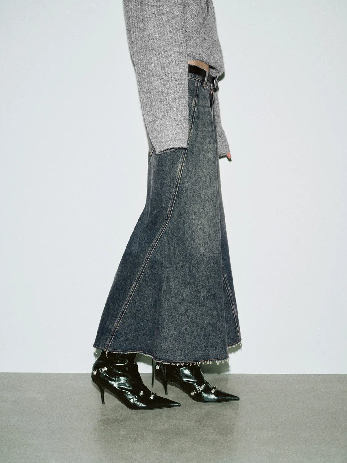 Fishtail Skirts Denim Skirts