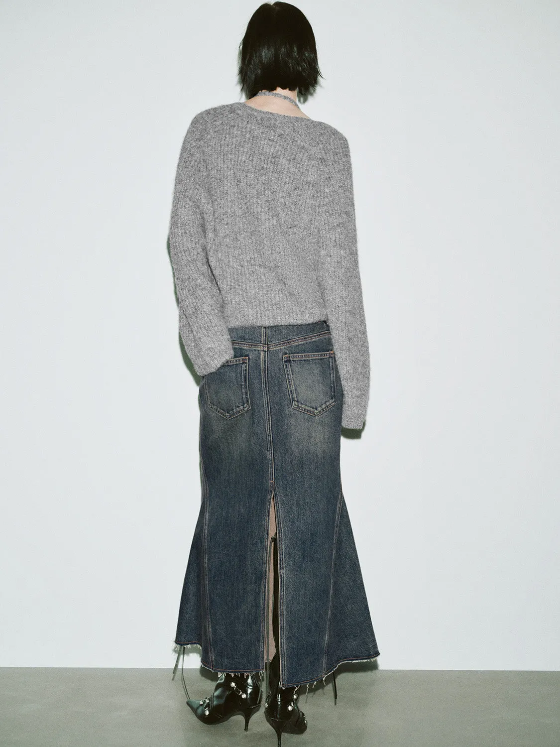 Fishtail Skirts Denim Skirts