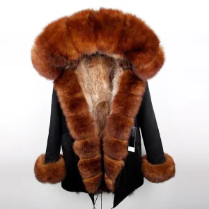 Fox Fur Genuine Long Parka "Passion"