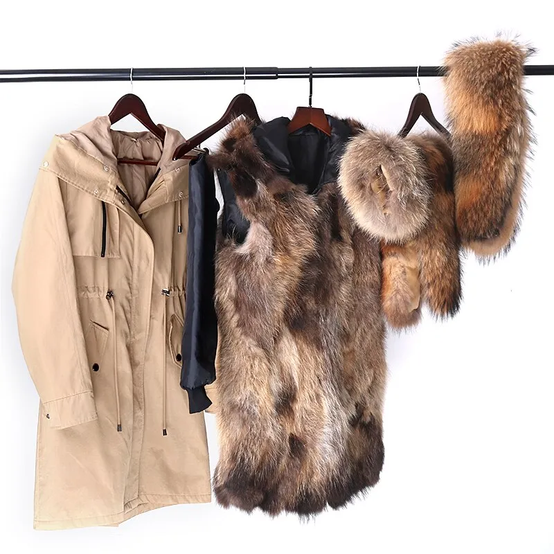 Fox Genuine Fur Parka "Rich"