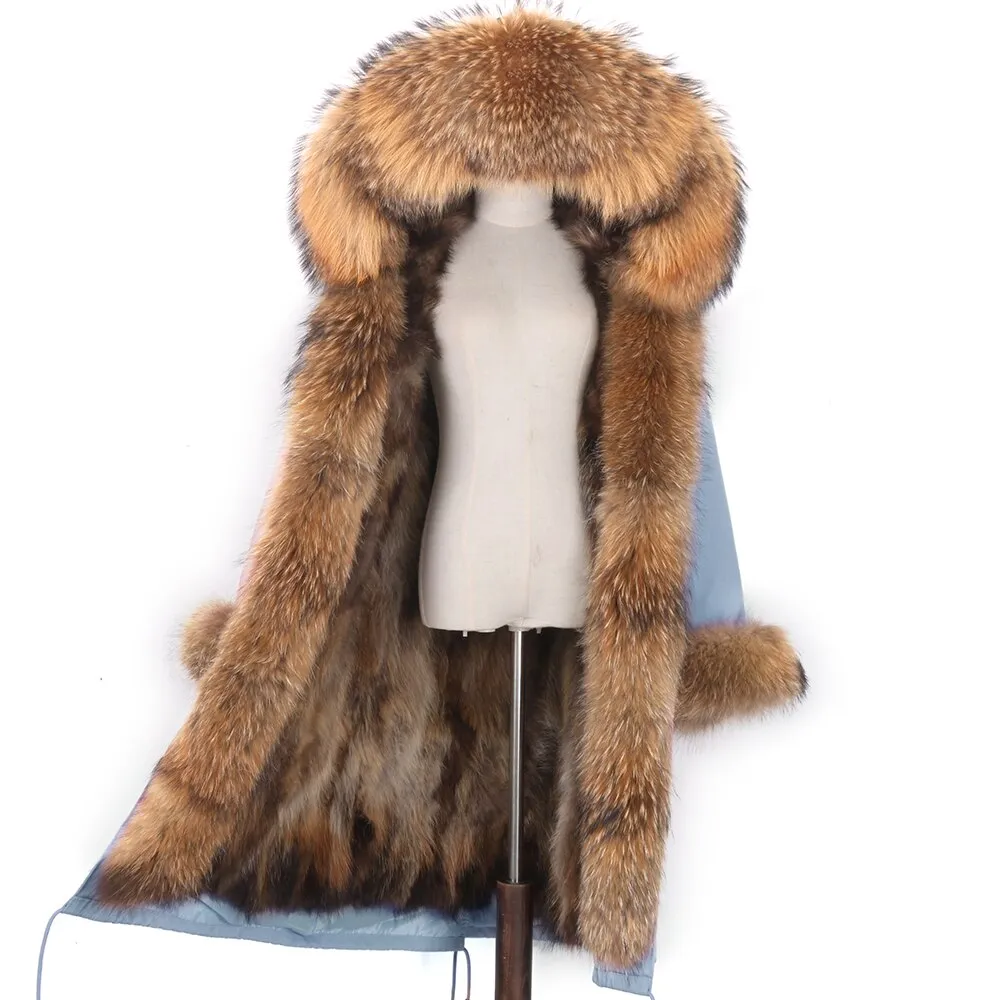 Fox Genuine Long Parka "FIre & Ice"