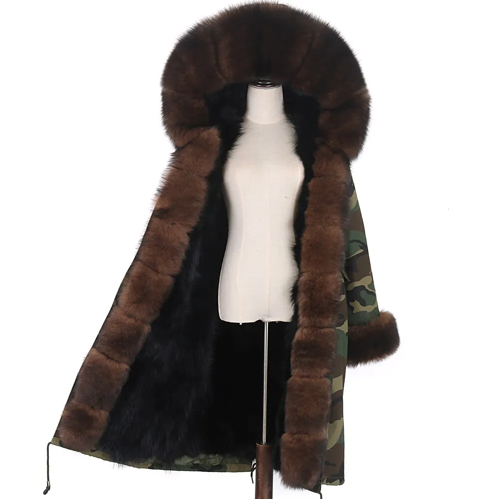 Fox Genuine Long Parka "FIre & Ice"