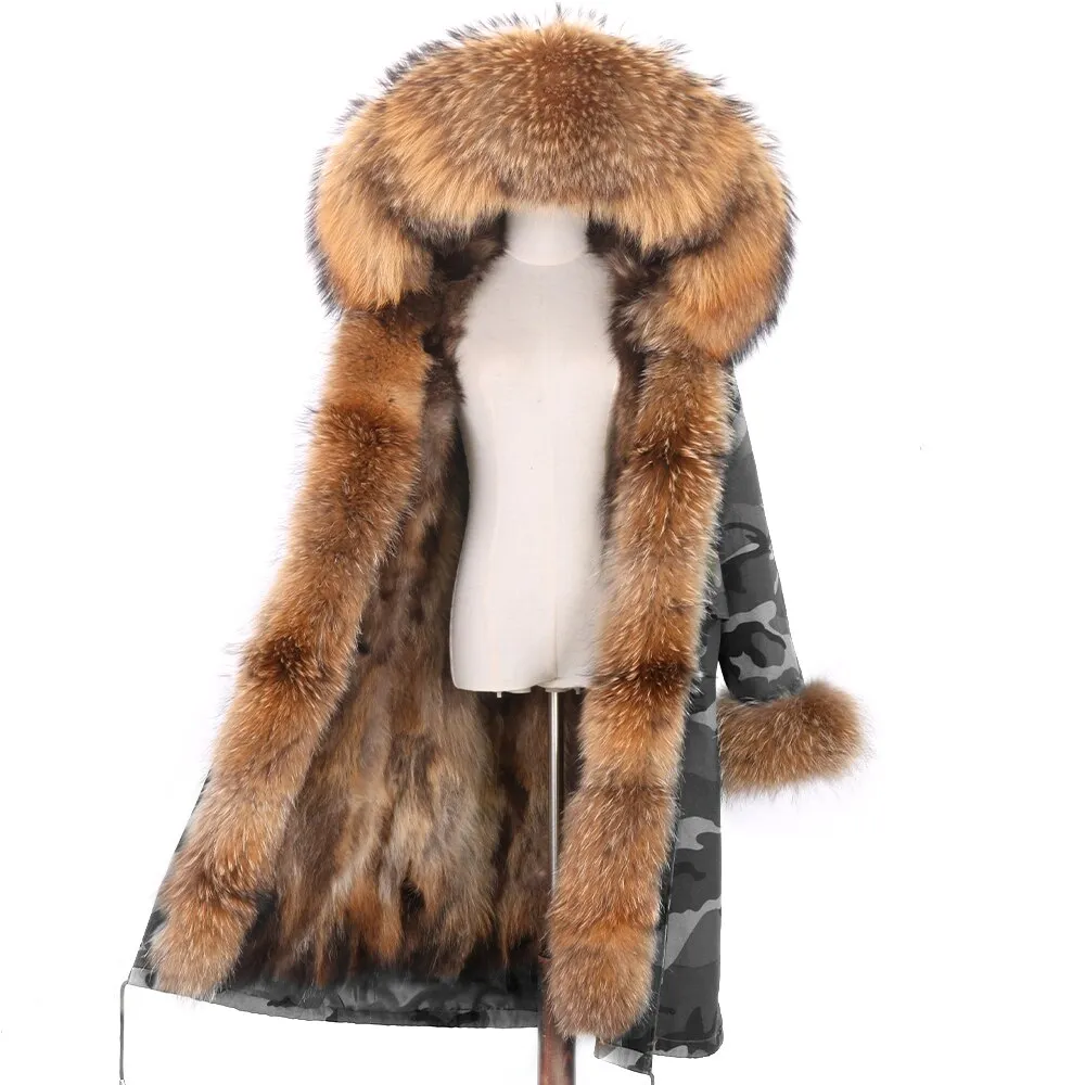 Fox Genuine Long Parka "FIre & Ice"