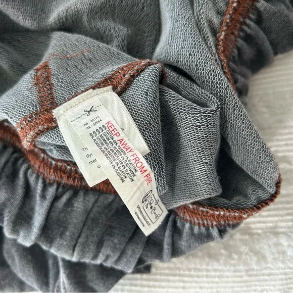 FREE PEOPLE Intimately Don't Wait Up Lounge Pants Black Medium NWOT FP-186