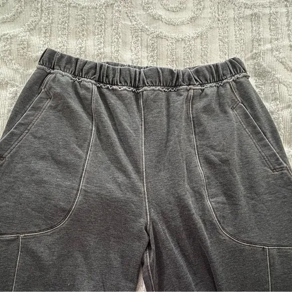 FREE PEOPLE Intimately Don't Wait Up Lounge Pants Black Medium NWOT FP-186