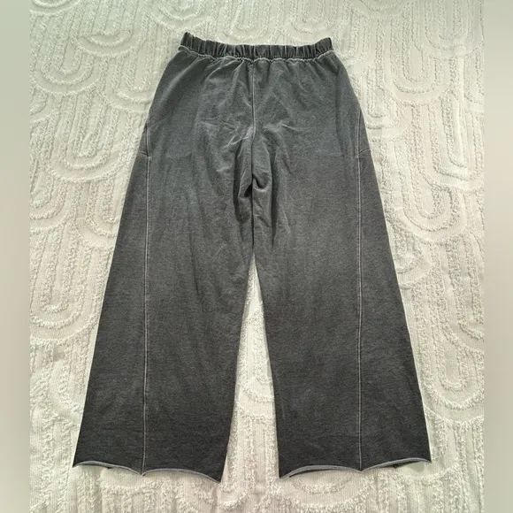 FREE PEOPLE Intimately Don't Wait Up Lounge Pants Black Medium NWOT FP-186