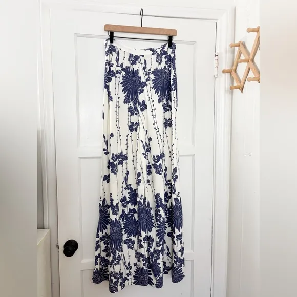 Free People Sundae Stroll Floral Wide Leg Floral Pants