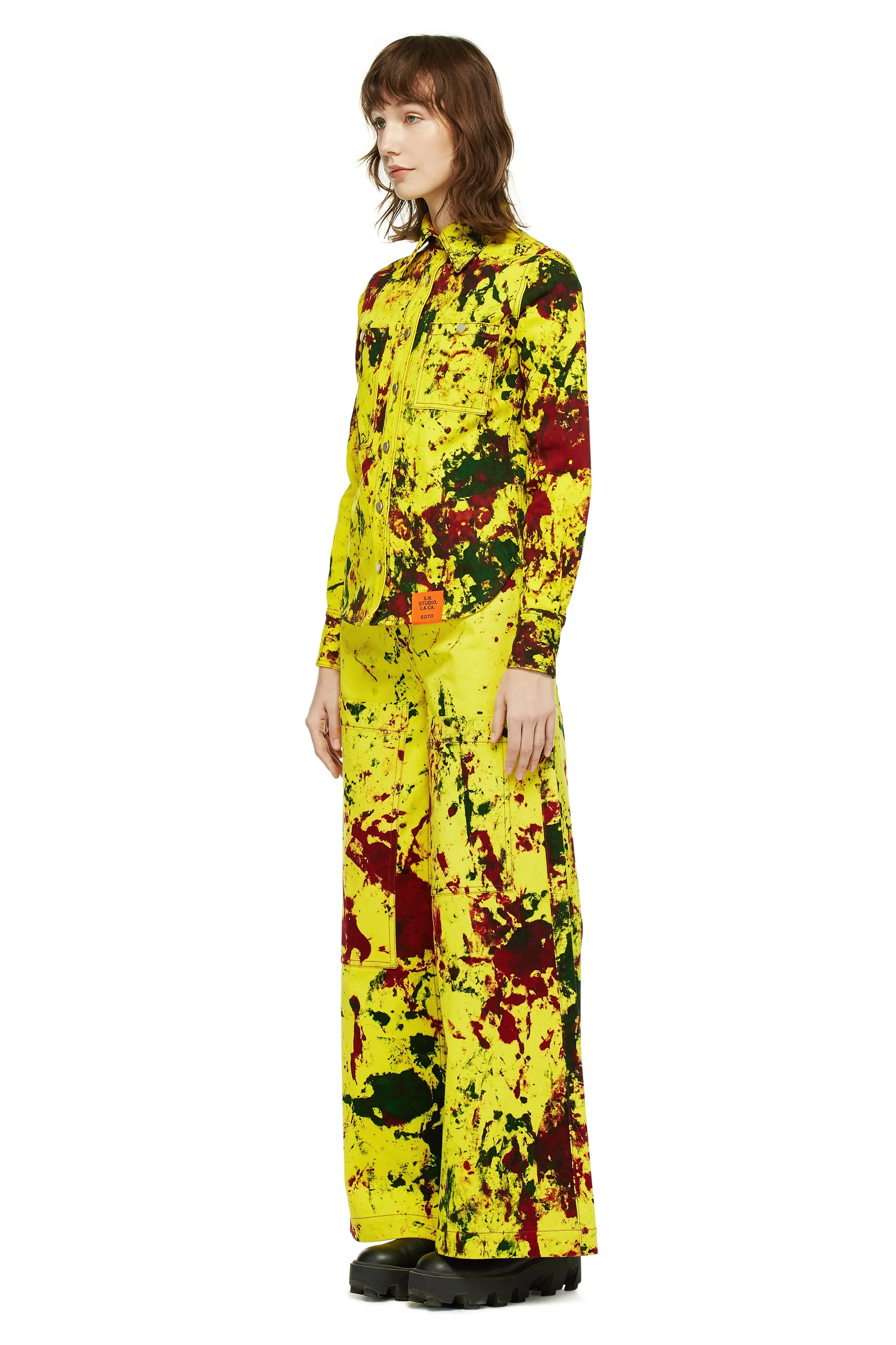 HAND-DYED Y.P.M. SOTO WOMEN'S PATCH RAVER