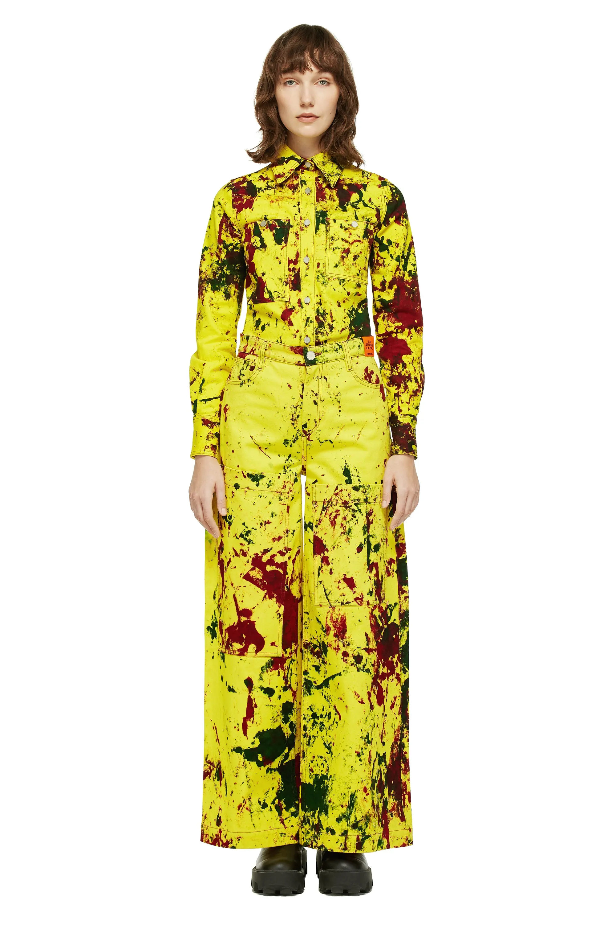 HAND-DYED Y.P.M. SOTO WOMEN'S PATCH RAVER