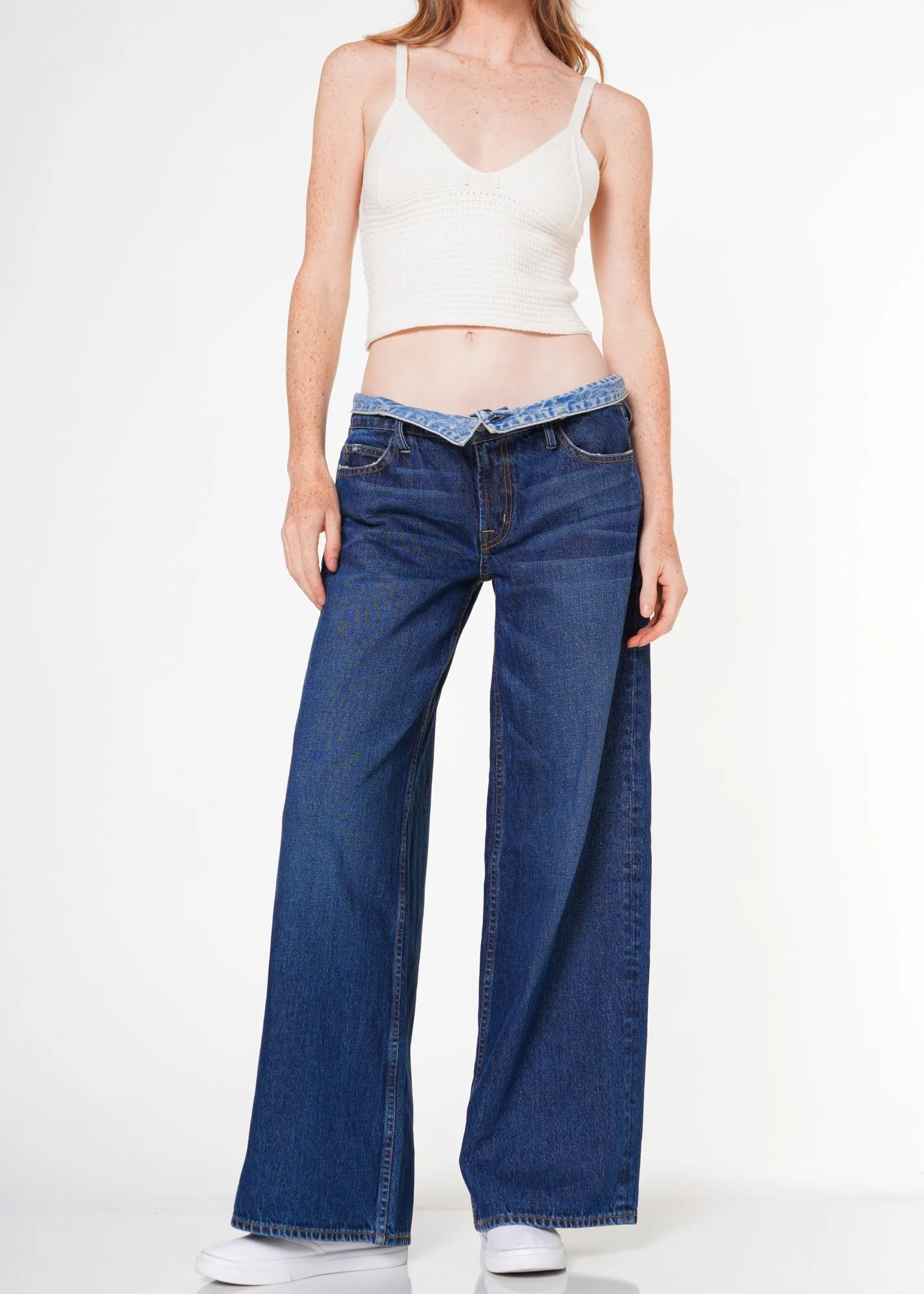 Heather Double Waist Baggy