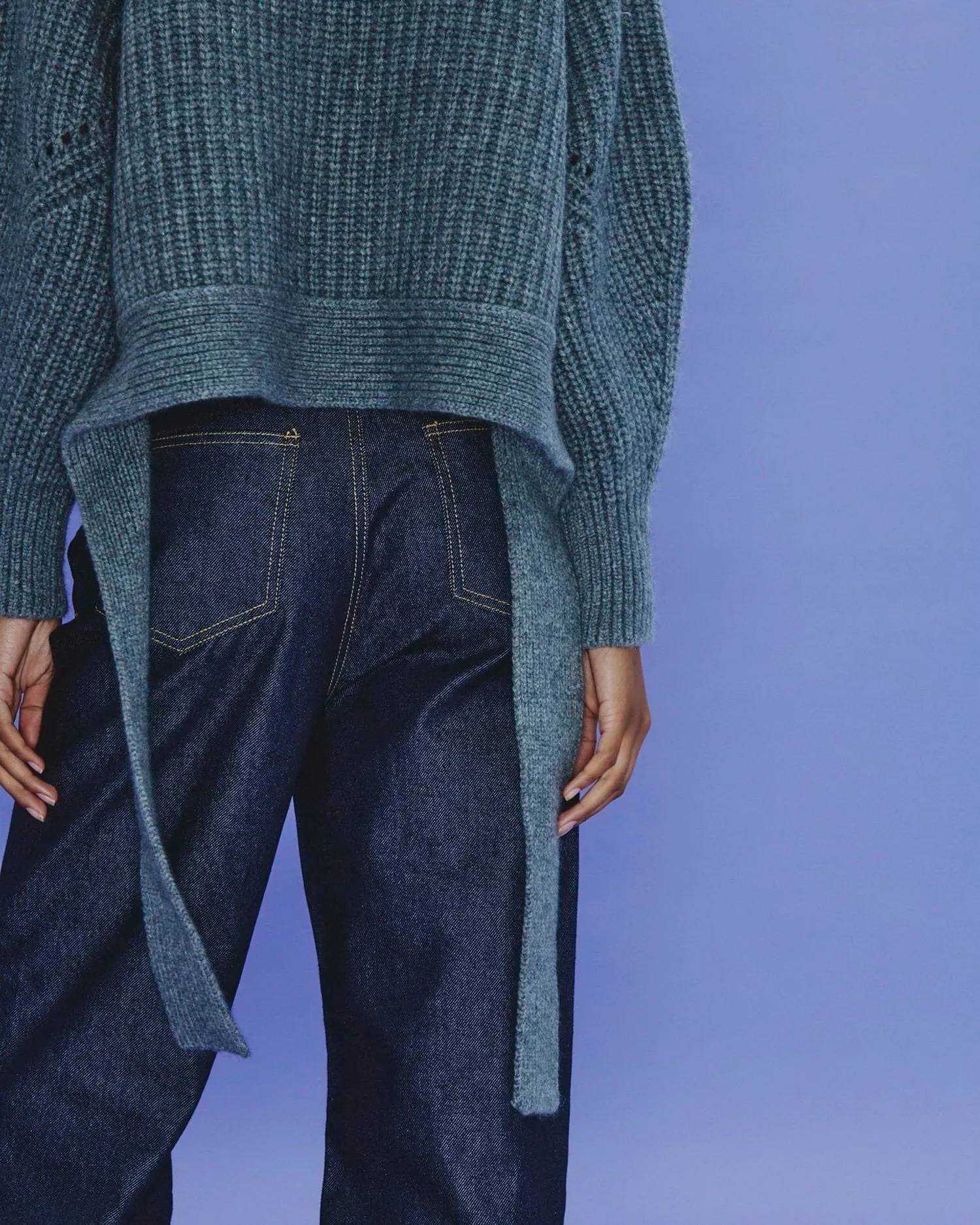 Heavyweight Belted Turtleneck