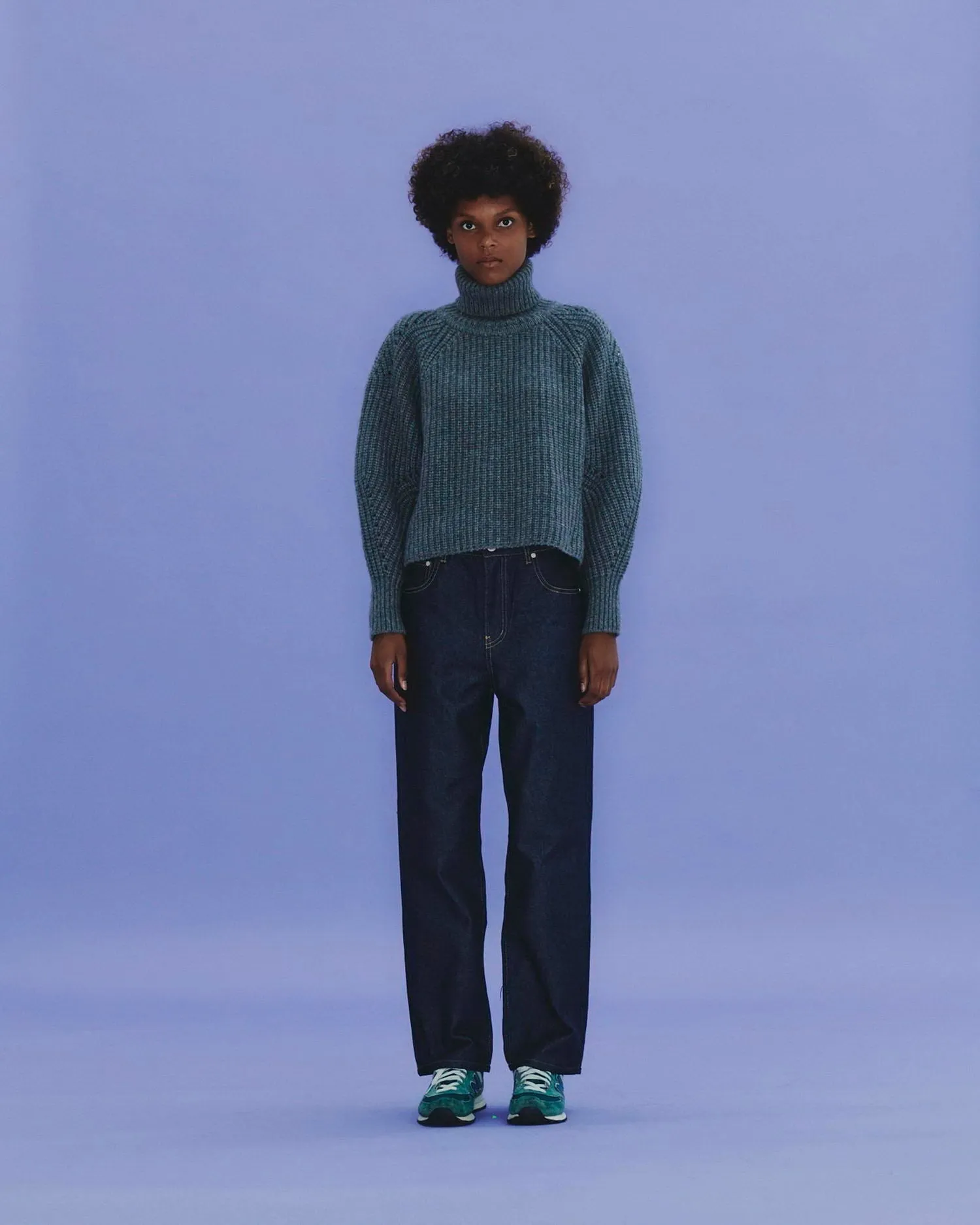 Heavyweight Belted Turtleneck