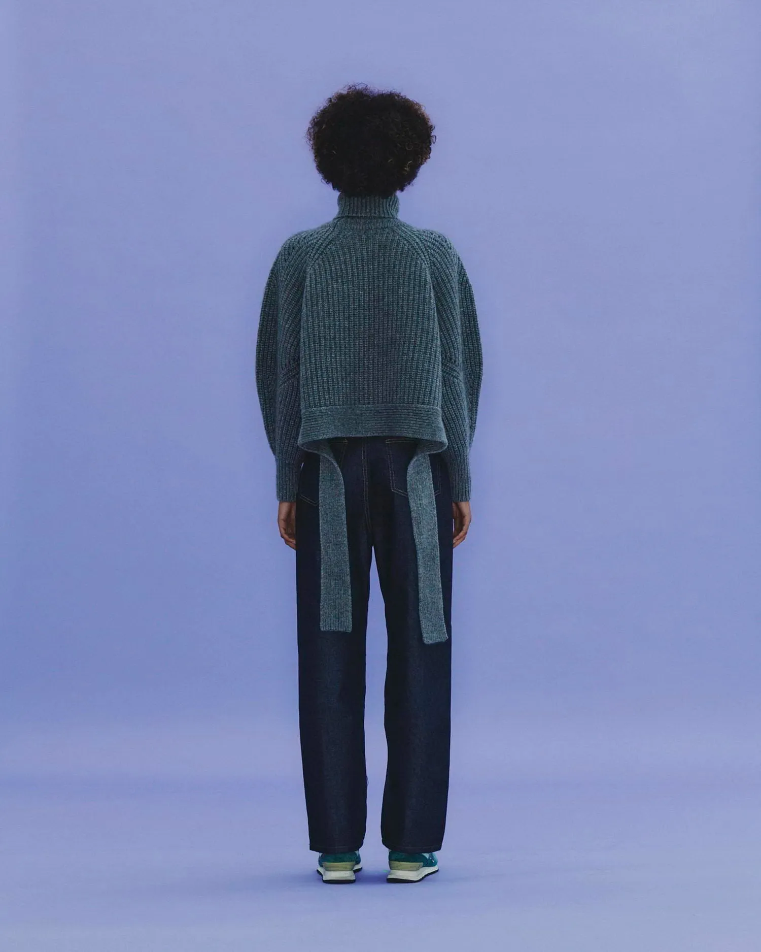 Heavyweight Belted Turtleneck