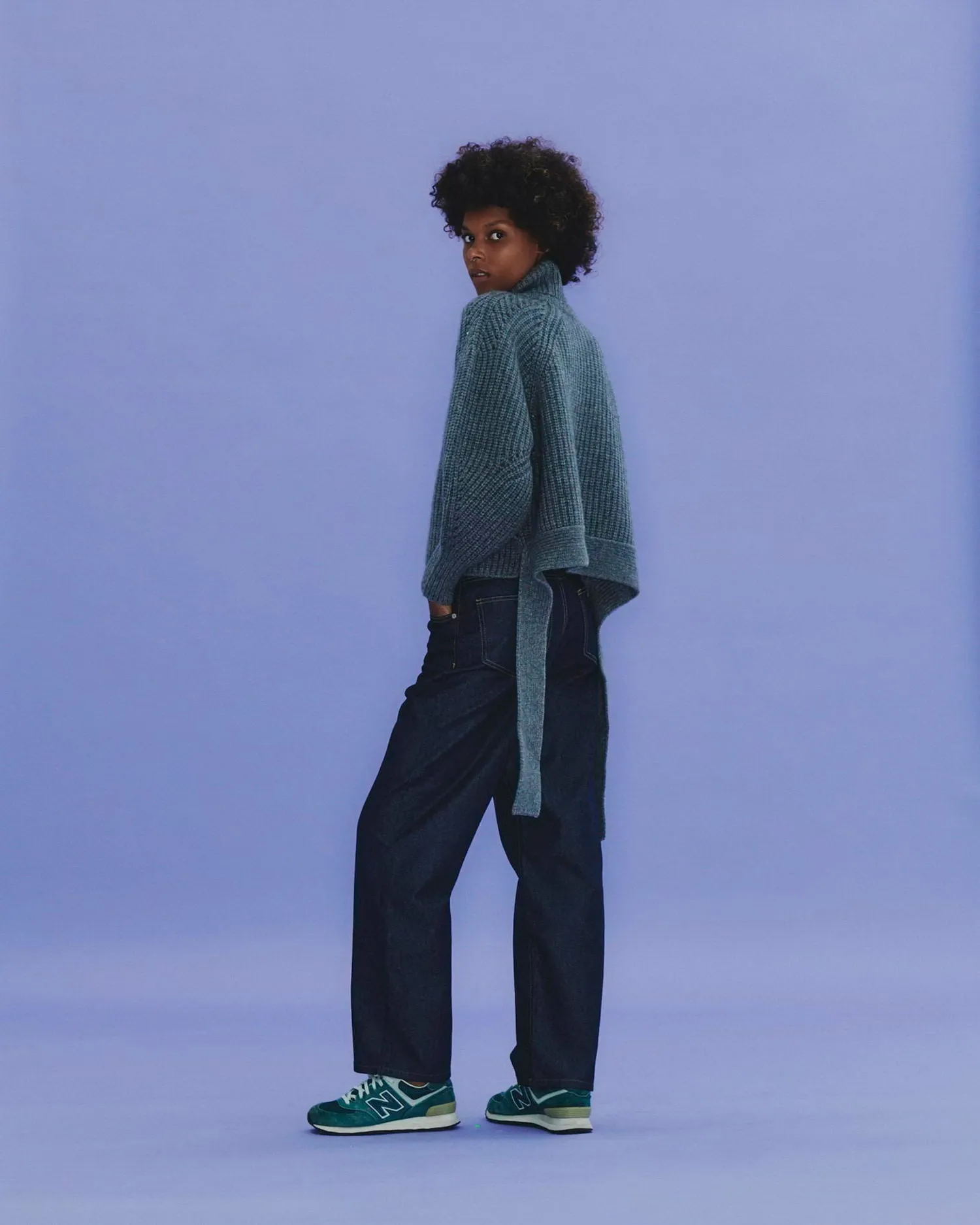 Heavyweight Belted Turtleneck
