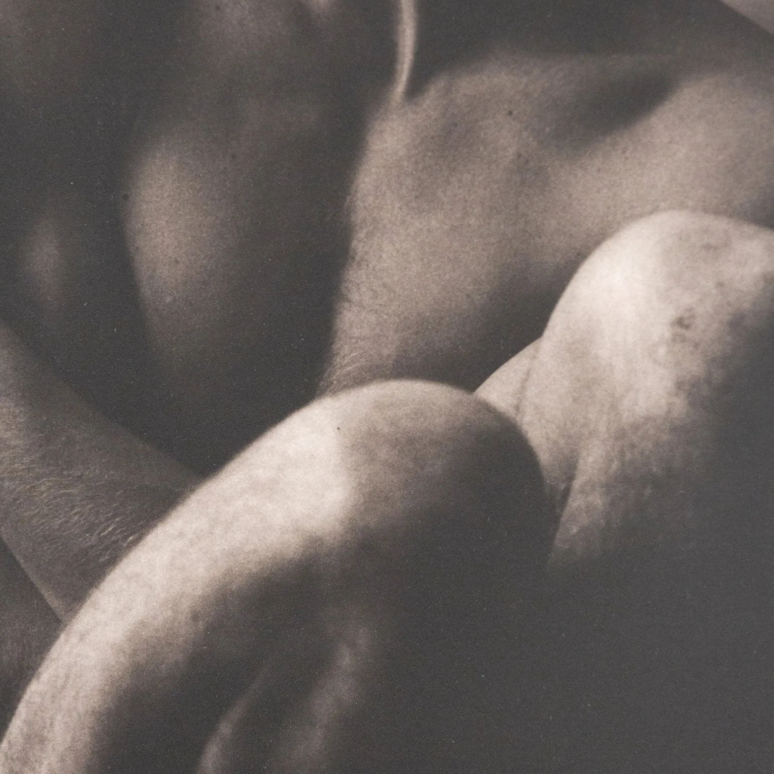 HERB RITTS "STEFANO SEATED" PLATINUM PRINT PHOTOGRAPH, 1985