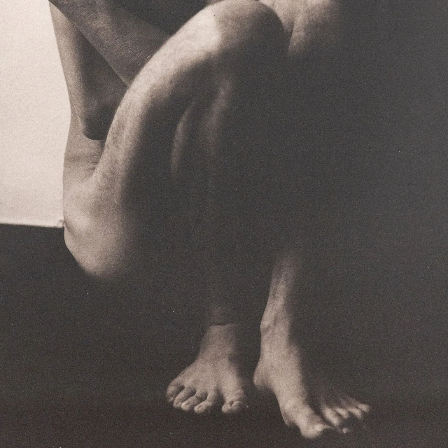 HERB RITTS "STEFANO SEATED" PLATINUM PRINT PHOTOGRAPH, 1985
