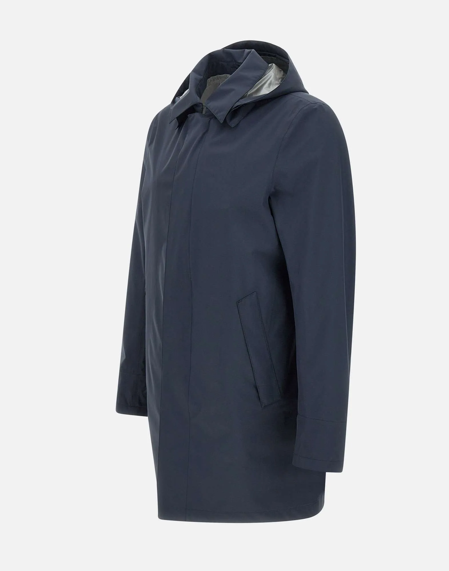 Herno funktionell garderob marinblå blue parka