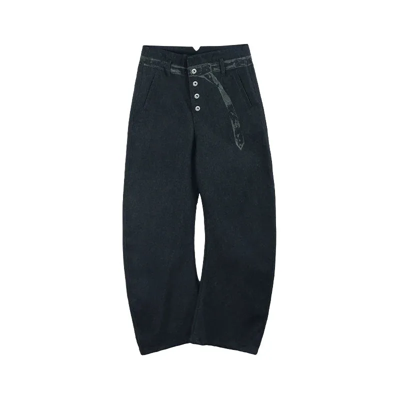 High-Waisted Wide-Leg Pants
