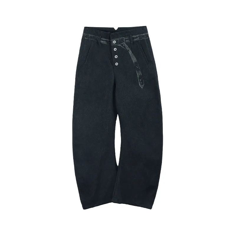 High-Waisted Wide-Leg Pants