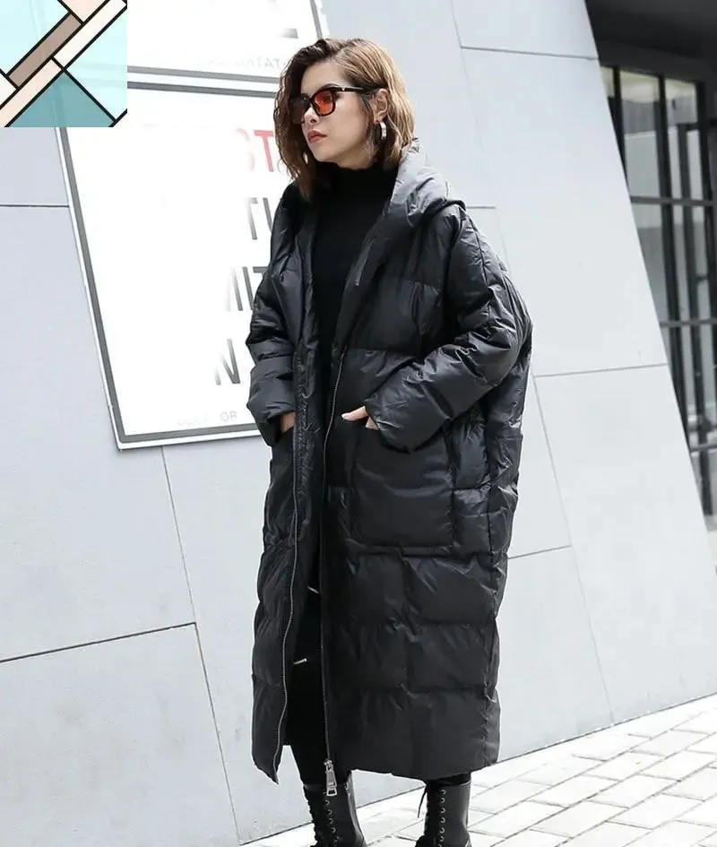 Hina Loose Hooded Parka by Marigold Shadows