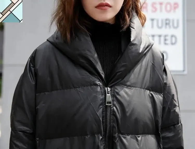 Hina Loose Hooded Parka by Marigold Shadows