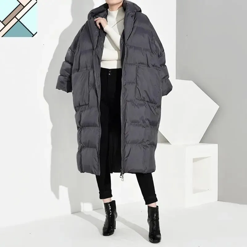 Hina Loose Hooded Parka by Marigold Shadows