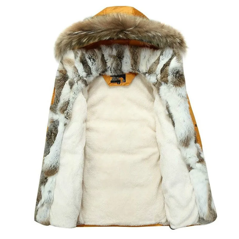 HOODED FUR PARKA