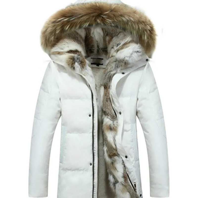 HOODED FUR PARKA