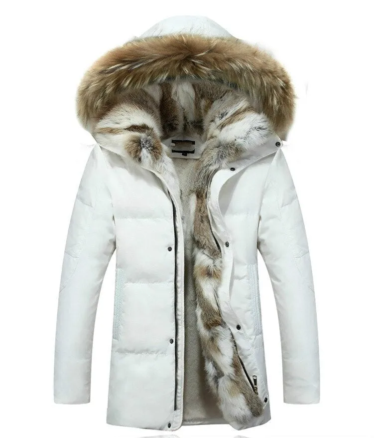 HOODED FUR PARKA