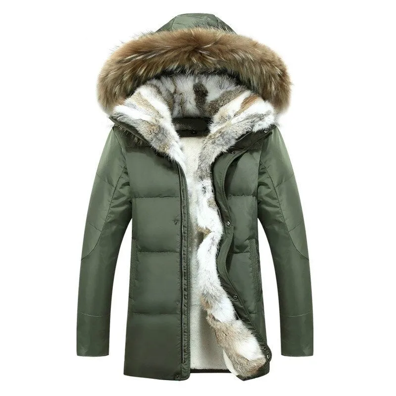 HOODED FUR PARKA