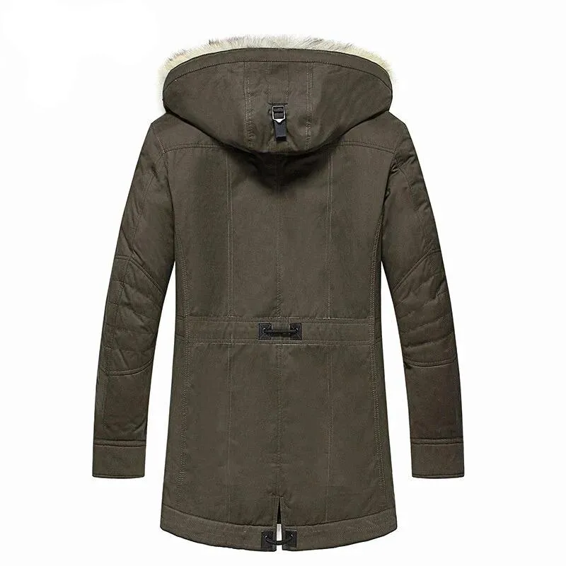 HOODED FUR PARKA