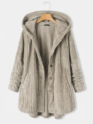 Hooded Jacket Coats For Women Sweater Parka