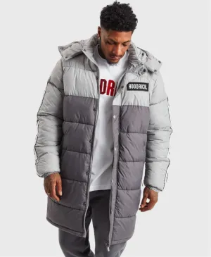 Hoodrich OG Curfew V2 Longline Coat Grey